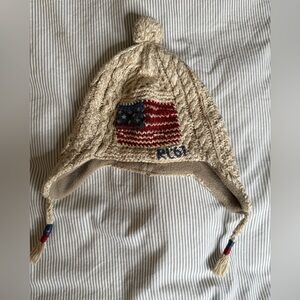 Polo Ralph Lauren baby flag knit hat 9-24M